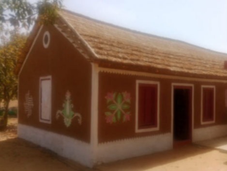 Mud house for family